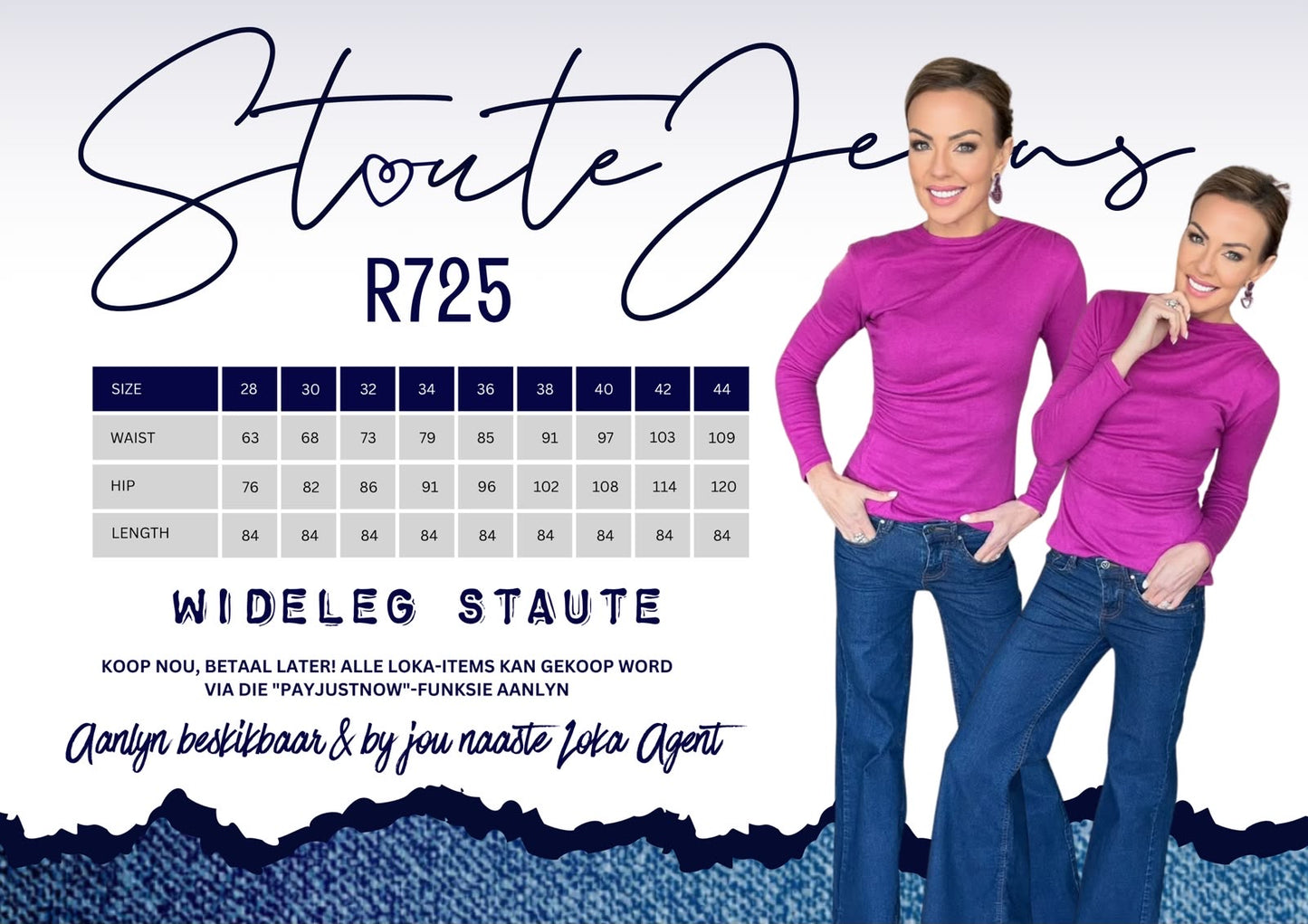 Staute Wideleg jean